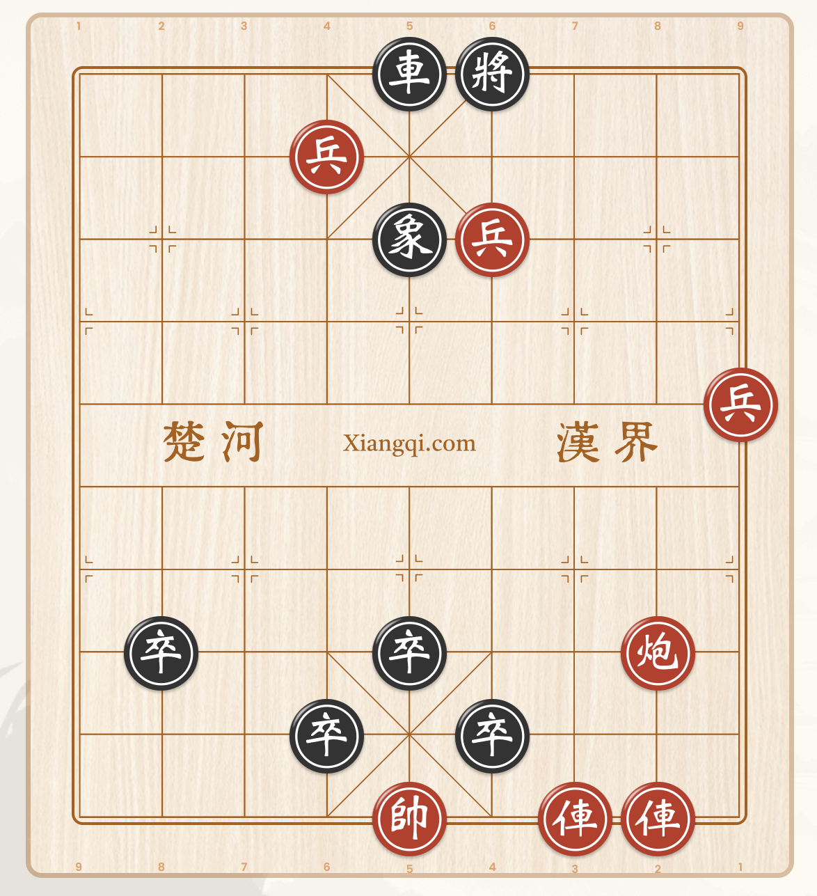 经典残局「七星聚会」